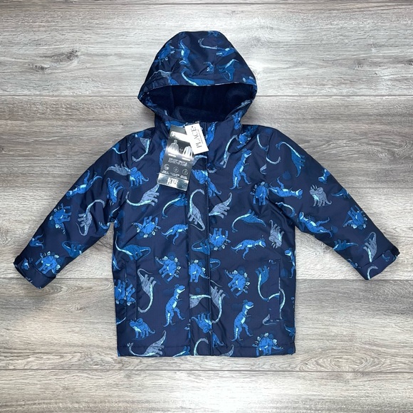 NWT Children’s Place Dinosaur 3-in-1 Winter Coat 5T Blue - Picture 11 of 12